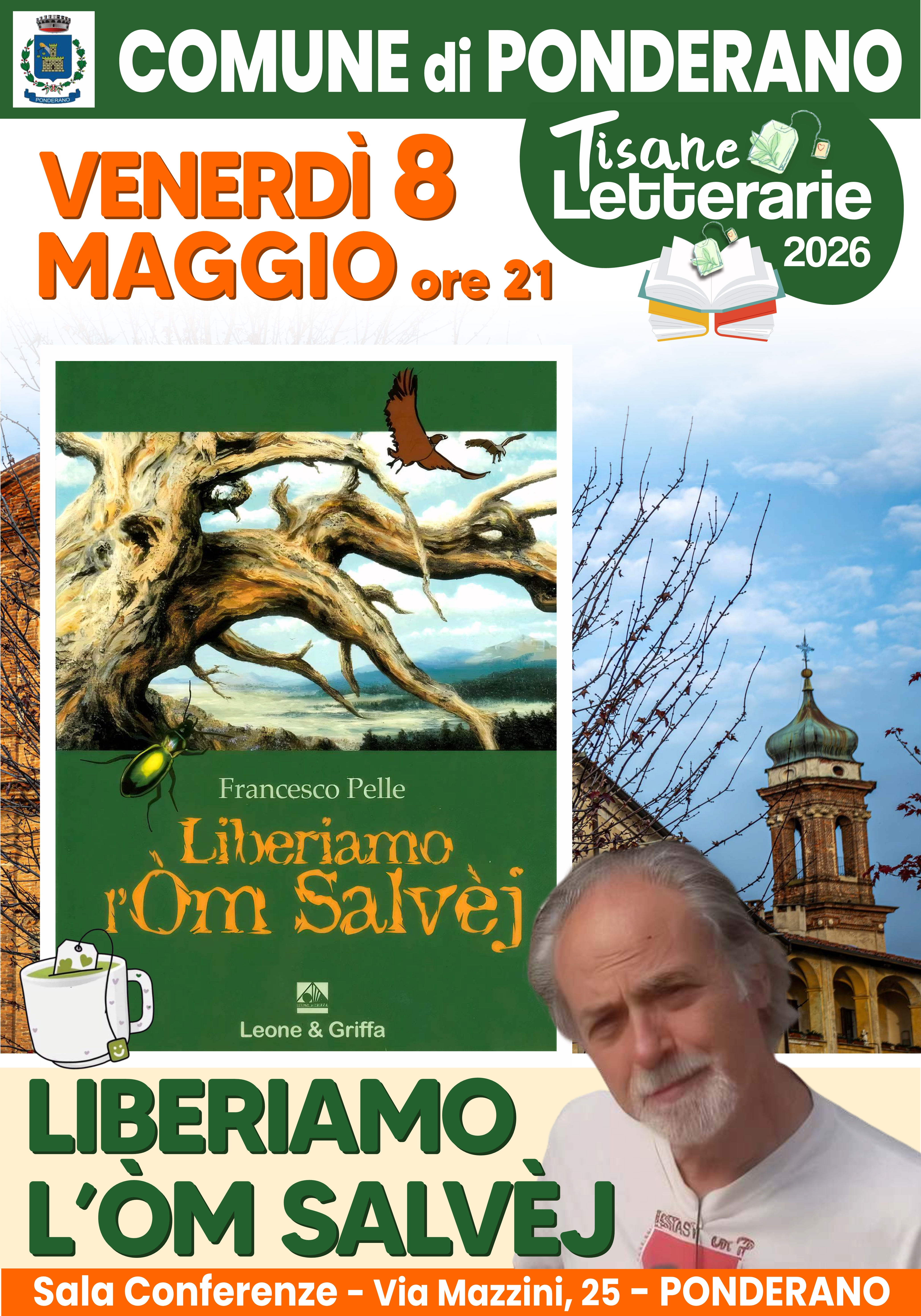 Tisane Letterarie, presentazione libro Liberiamo l'òm salvèj